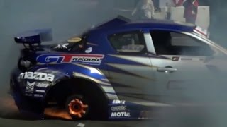 Kyle Mohan RX-8 Crash at Formel DRIFT against Robbie Nishida