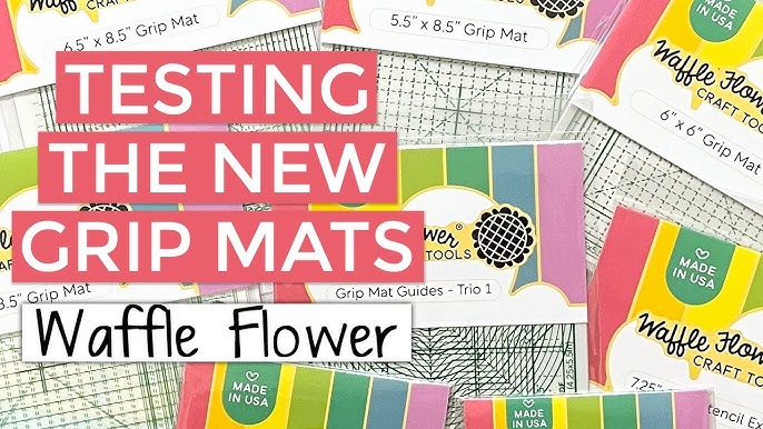 Waffle Flower Grip Mat Bundle