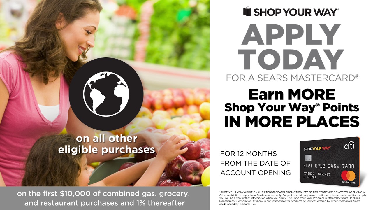 Sears Mastercard 5-3-2-1