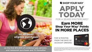 Sears Mastercard 5-3-2-1