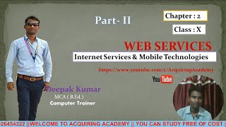 Class – X || Chapter- II || Web Services || Part - 2