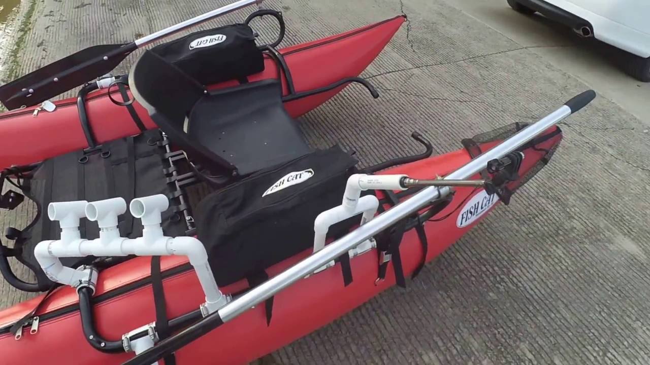 Pvc Based Customizations To My Outcast Fishcat Streamer Xl Ir Inflatable Pontoon Boat Youtube