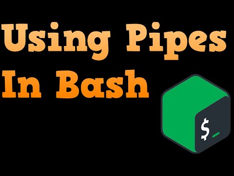 Bash Shell Scripting for Beginners - Using Pipes