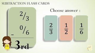 Subtraction Flash Cards Game for 3rd Grade | Test 2