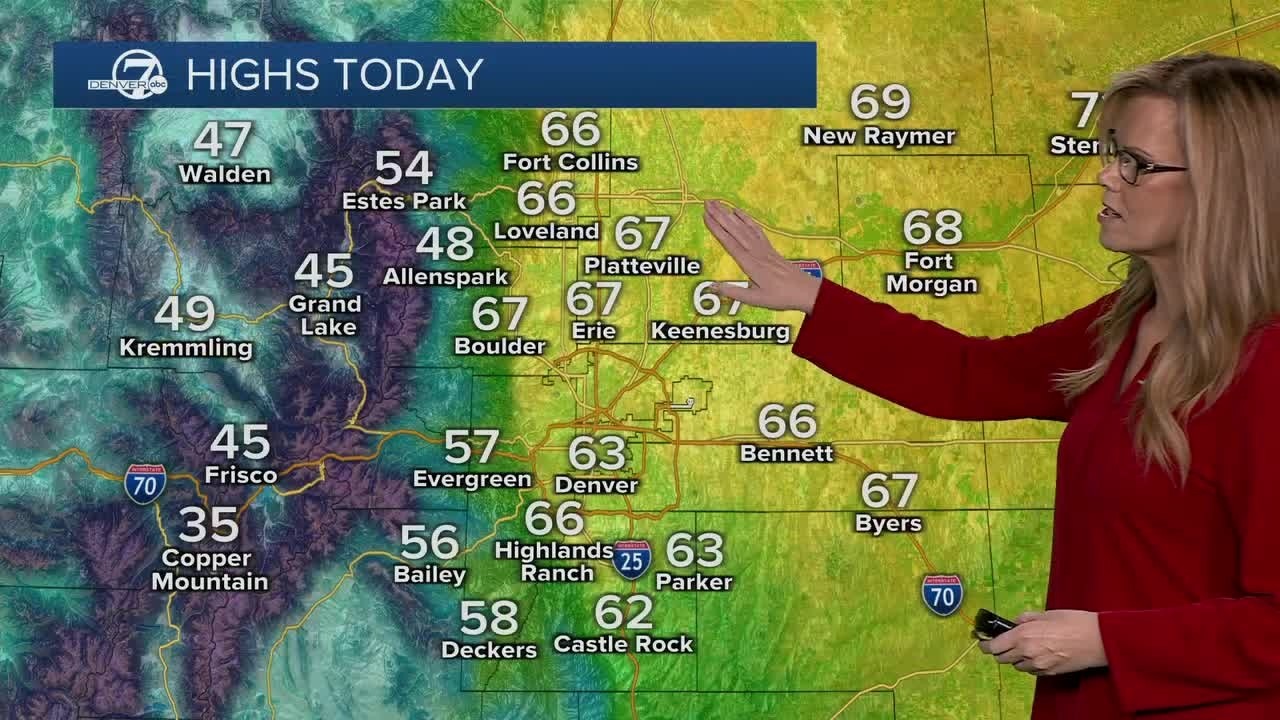 Near record high temperatures as heat returns for Colorado - YouTube