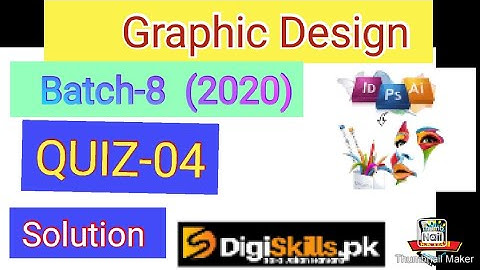 Graphic design quiz 4 batch 9 solution || Digiskills graphic design quiz 4 solution || Digiskills