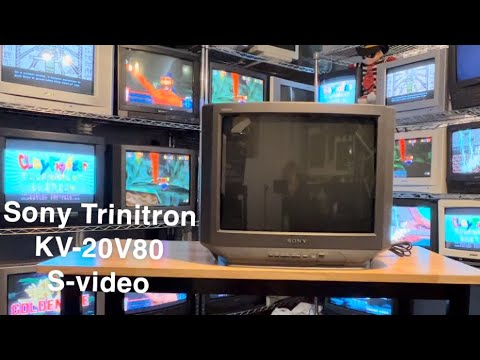 希少良品 SONY Trinitron テレビデオ VHS内蔵 98年製 動作品 Sony Trinitron KV-20V80 1998 20 inch S-Video CRT TV Overview