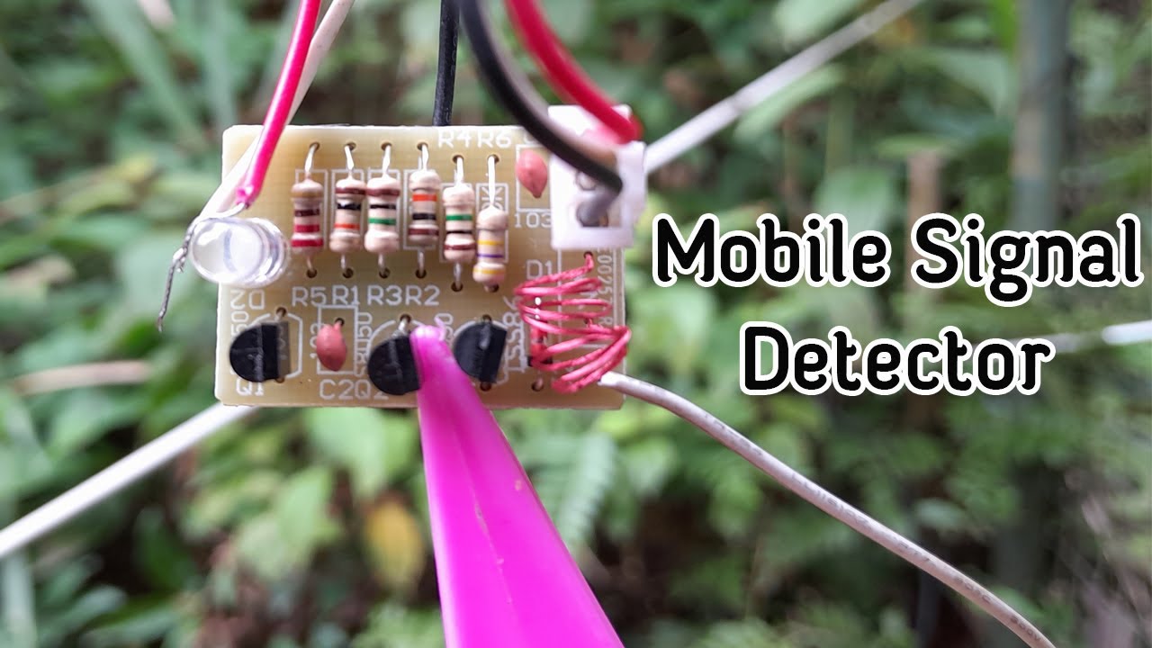 How to Make a Simple Mobile Phone Signal Detector | DIY Wireless Detector Circuit  