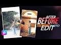 Before  after trending coolors palettes reels tutorial  before after trending photo editing