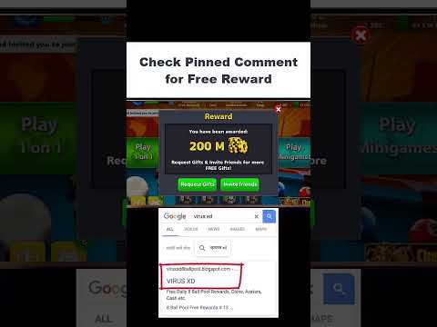 Free 200m Coins Reward In 8 Ball Pool