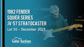 1982 Fender Squier Series JV '57 Stratocaster - The Guitar Auction - December 2023