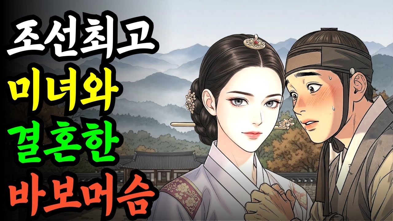 바보 머슴이 조선 최고 미녀와 결혼한 진짜 이유.야담 옛날이야기 설화 전설 신화 민담
