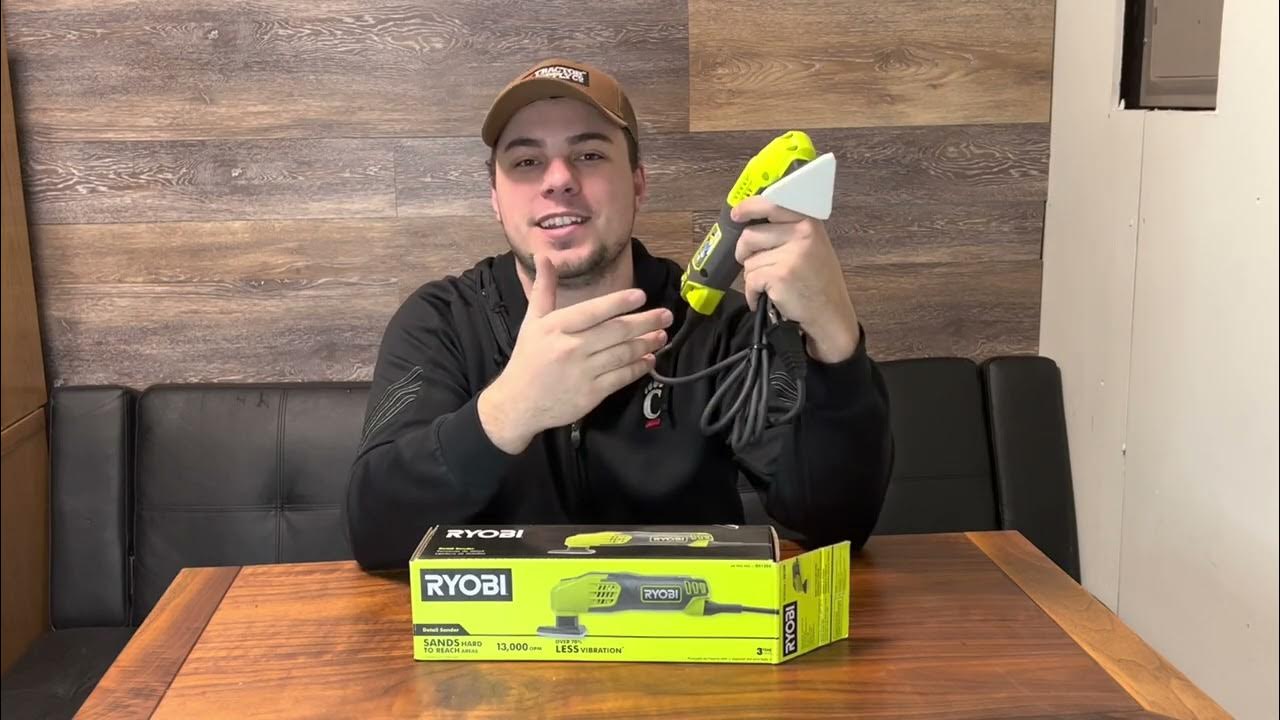 Ryobi Detail Sander Stop Sanding By Hand! YouTube