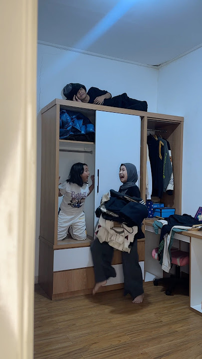 SYIFA'S SURPRISING PRANK FROM INSIDE THE CLOSET😱HER SURPRISED FACE IS UNCONTROLLED😭🫵🏻
