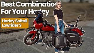 Ultimate Harley Softail Low Rider S Touring Setup: Viking Dagr XL Bag & Foldable Sissy Bar Review