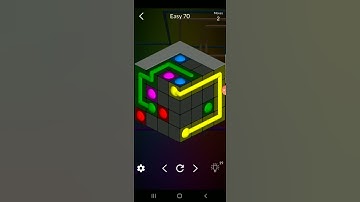 How to solve cube  connect (easy level 70)