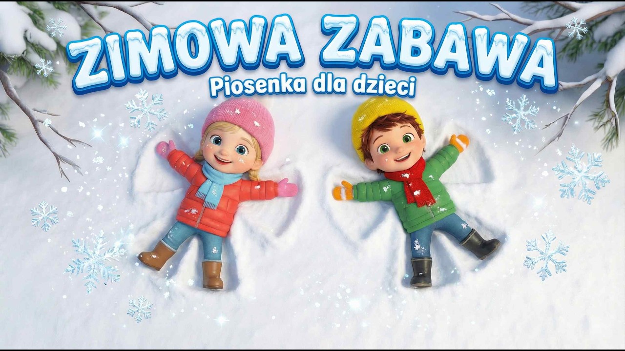 🎵 ZIMOWA ZABAWA - Piosenka dla dzieci z pokazywaniem ☃️❄️ Piosenki dla przedszkolaków
