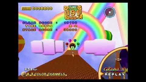Super Monkey Ball Stardust - 2-3 Color Channels | Blue Goal - 191.00