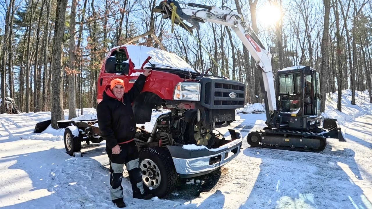 RESTORING A FORD F-350 POWER STROKE THAT WAS ABANDONED AT A JUNKYARD