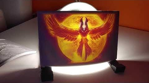 3D Printed Phoenix Lithophane