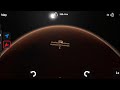 Landing on mars