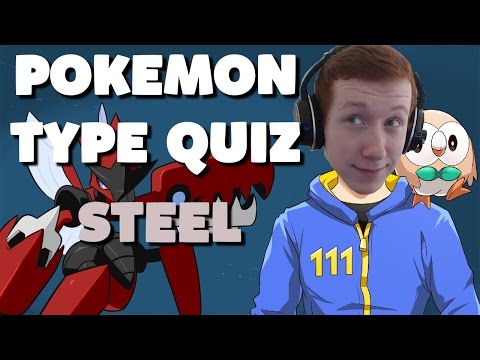 Pokemon Type Quiz Challenge STEEL TYPE