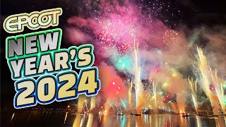 Cheers to the New Year Fireworks at EPCOT 2024