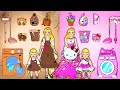 Poor Vs Rich Dresses Mother And Daughter - DIY New Laundry Room Contest - Barbie Story &amp; Crafts