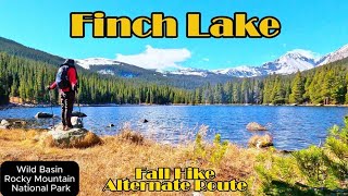 Finch Lake-Alternate Route- Fall Hike-Wild Basin-Rocky Mountain National Park
