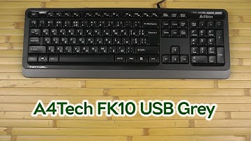 Розпаковка A4Tech FK10 USB Grey