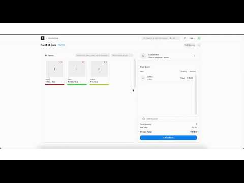 ERPNext POS Enhancement | Product Sequence & Color Coding