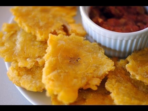 PATACONES | How To Make Fried Green Plantain Chips | SyS