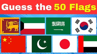 Can you Guess all Asian Country Flags || Asian Flag Quiz || Quiz Library