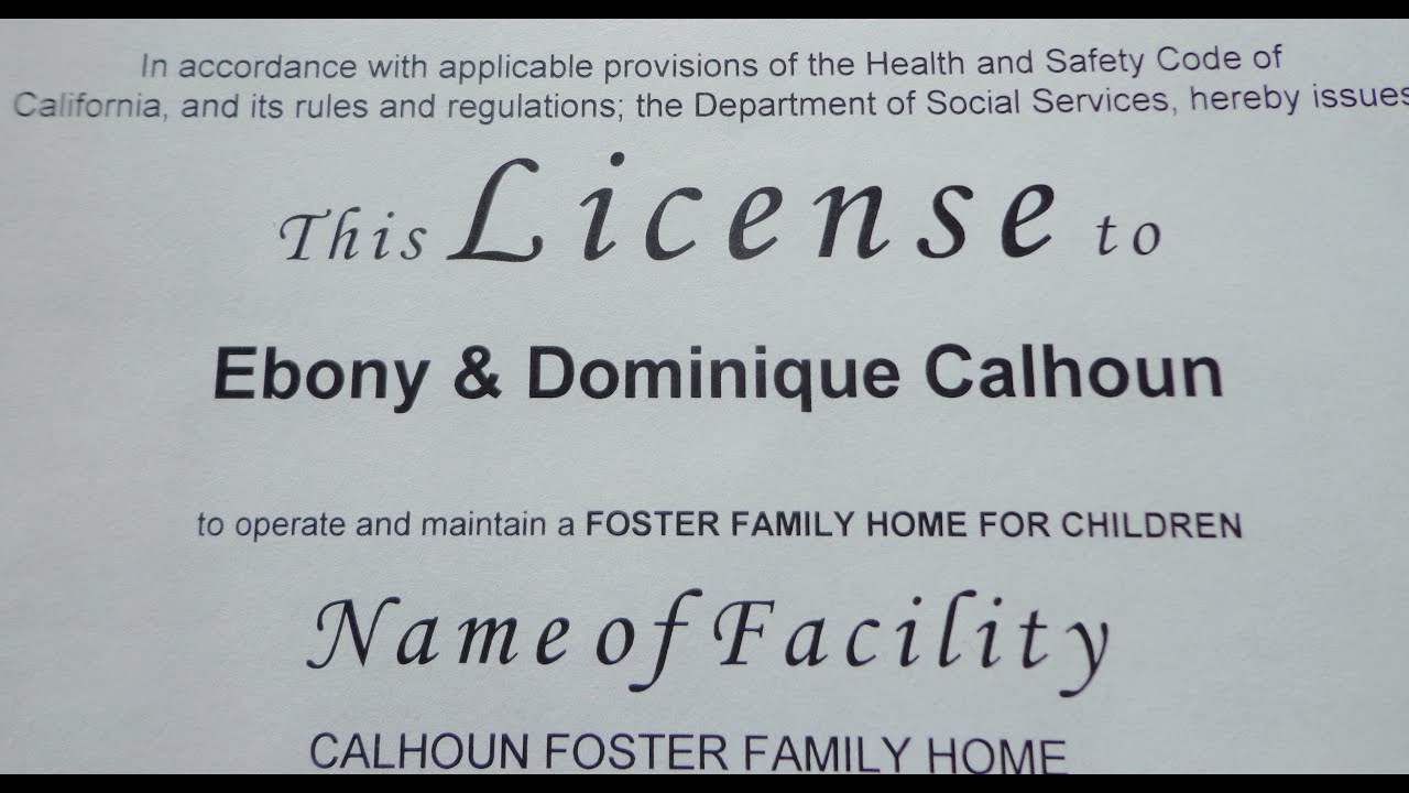 We Got our Foster Care License! YouTube