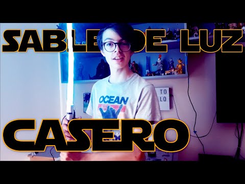 Como hacer un SABLE DE LUZ CASERO/emirilo10