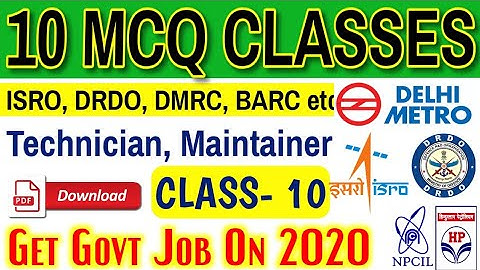 Class- 10 || SELECTED FITTER MCQ for ISRO, DRDO, OFB, IOCL MCQ paper || ISRO PAPER DOWNLOAD