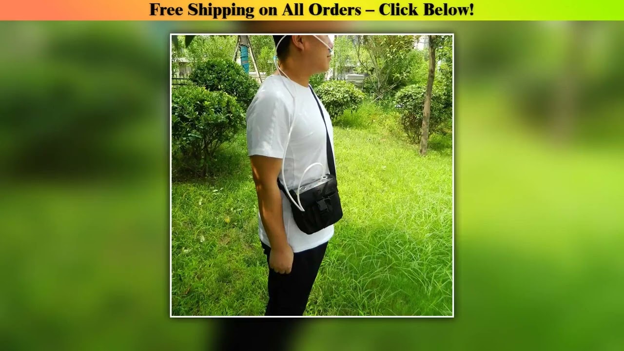 Mini Oxygen Inhaler 24hours Continuous O2 Machine Inbuilt 8 Hours Battery Oxygen Concentrator