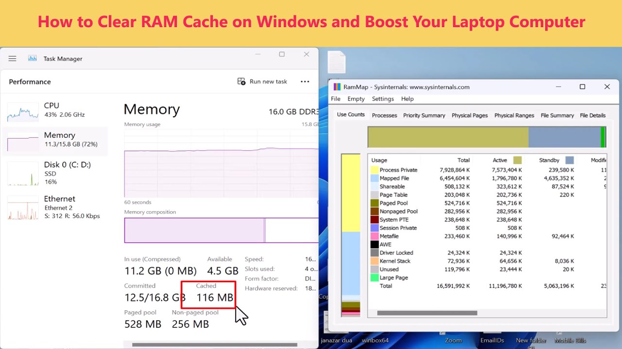 How to Clear RAM Cache on Windows and Boost Your Laptop Computer - YouTube