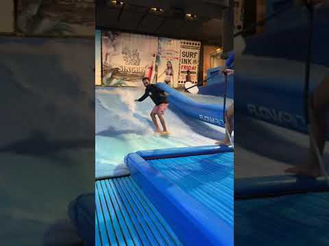 Chintan Anjaria surfing in Phuket