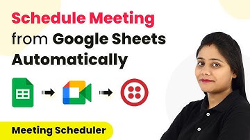 How to Schedule Meeting in Google Meet from Google Sheets and Send SMS Alert