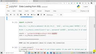 week 4 Load Oracle Database  into Python