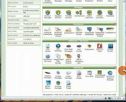 Hostmonster Control Panel Review (cPanel)