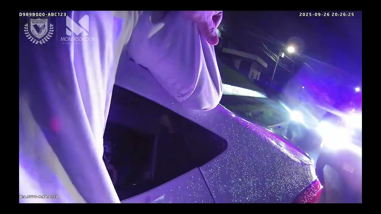 Погоня Hyundai Elantra в Сан-Педро-де-Монтес-де-Ока