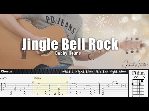 Jingle Bell Rock - Bobby Helms | Fingerstyle Guitar