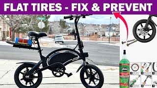 Ebikes - How To Fix & Prevent Flat Tire Using Slime (Jetson Bolt Pro) 2021
