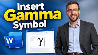 How To Type Gamma In Word - How Insert Gamma Symbol In Microsoft Word [2026 Guide]