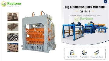 The large-scale fully automatic brick making machine QT12-15 brings your factory dream to life.