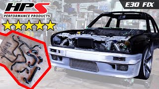 E30 Fix 22 | $255 HPS Silicone Radiator Coolant Hose Kit