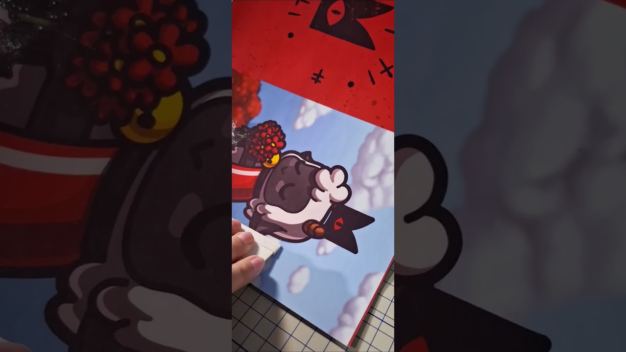 Fazendo um mini caderno de Cult of The Lamb ✨️📒 