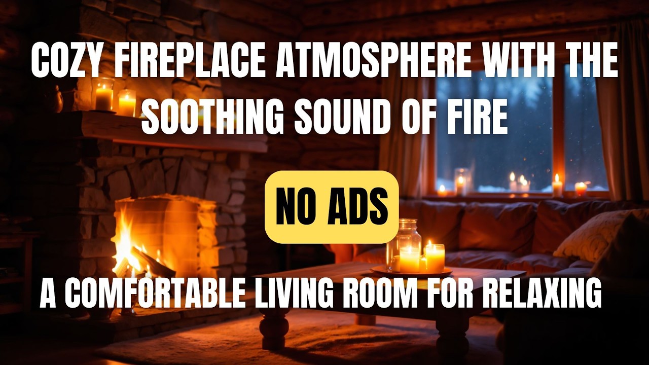 Cozy Fireplace Ambience for Deep Sleep & Relaxation